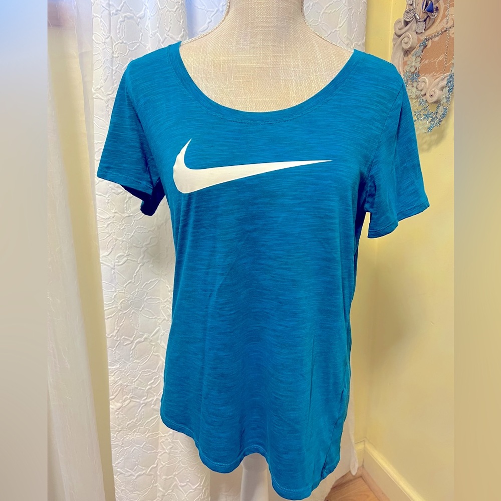NIKE Teal Athletic Tee Dri-fit Size M